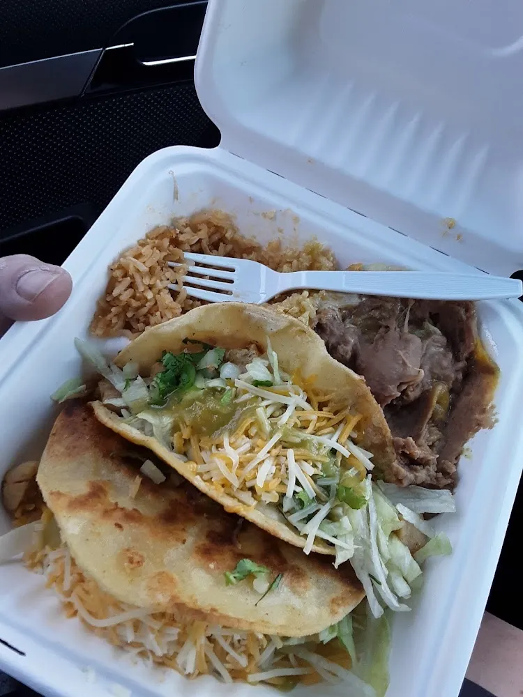 Two Hard Taco Plate